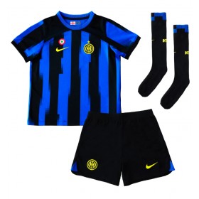 Inter Milan Lautaro Martinez #10 Replica Home Minikit 2023-24 Short Sleeve (+ pants)